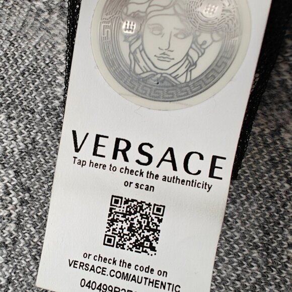 VERSACE MEN'S KNIT SWEATER CARDIGAN JACKET - Picture 4 of 14